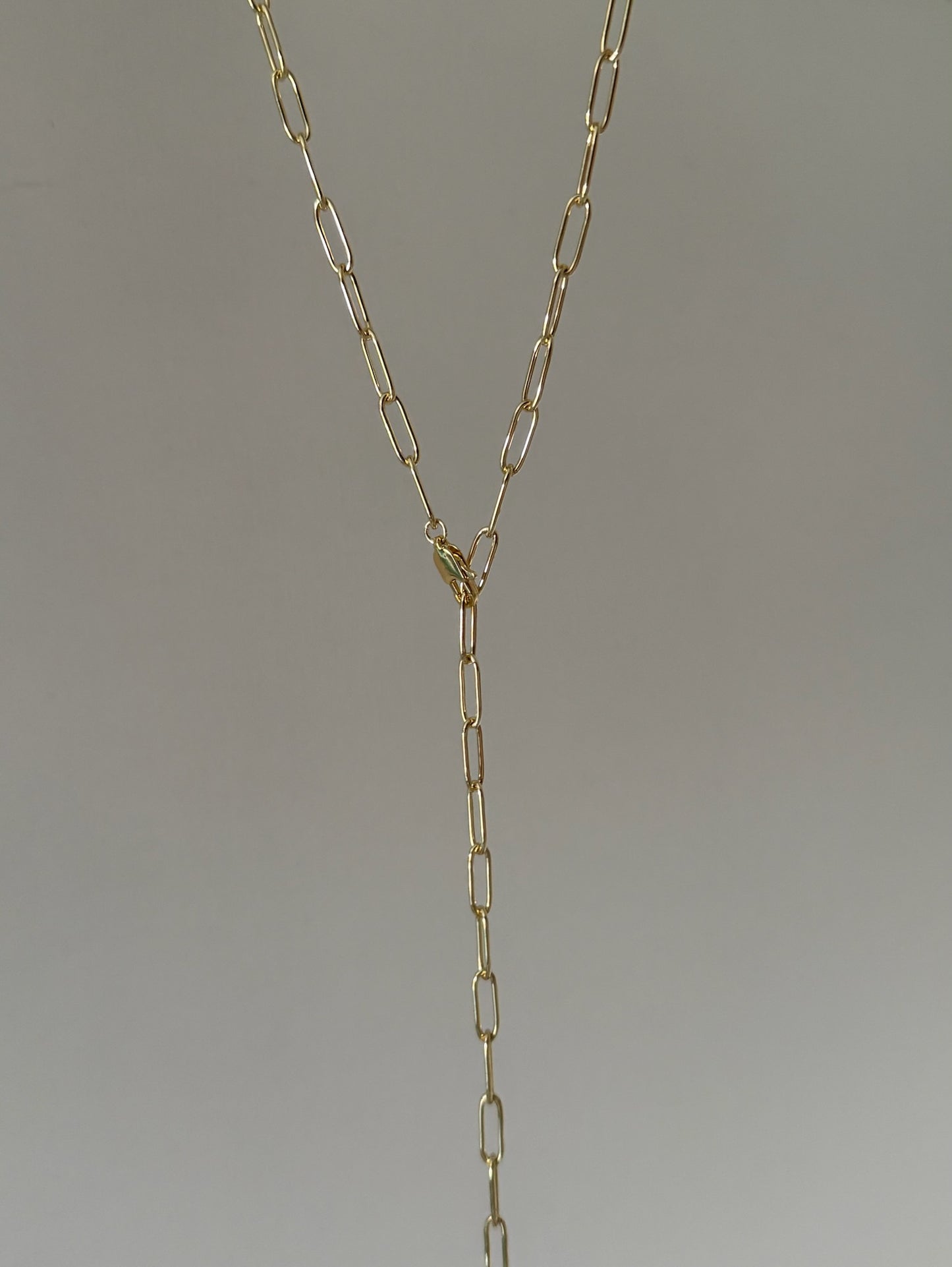 Chain Drop Necklace (Gold-Plated