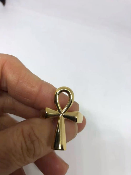 Key of Life Ring- Gold Plated