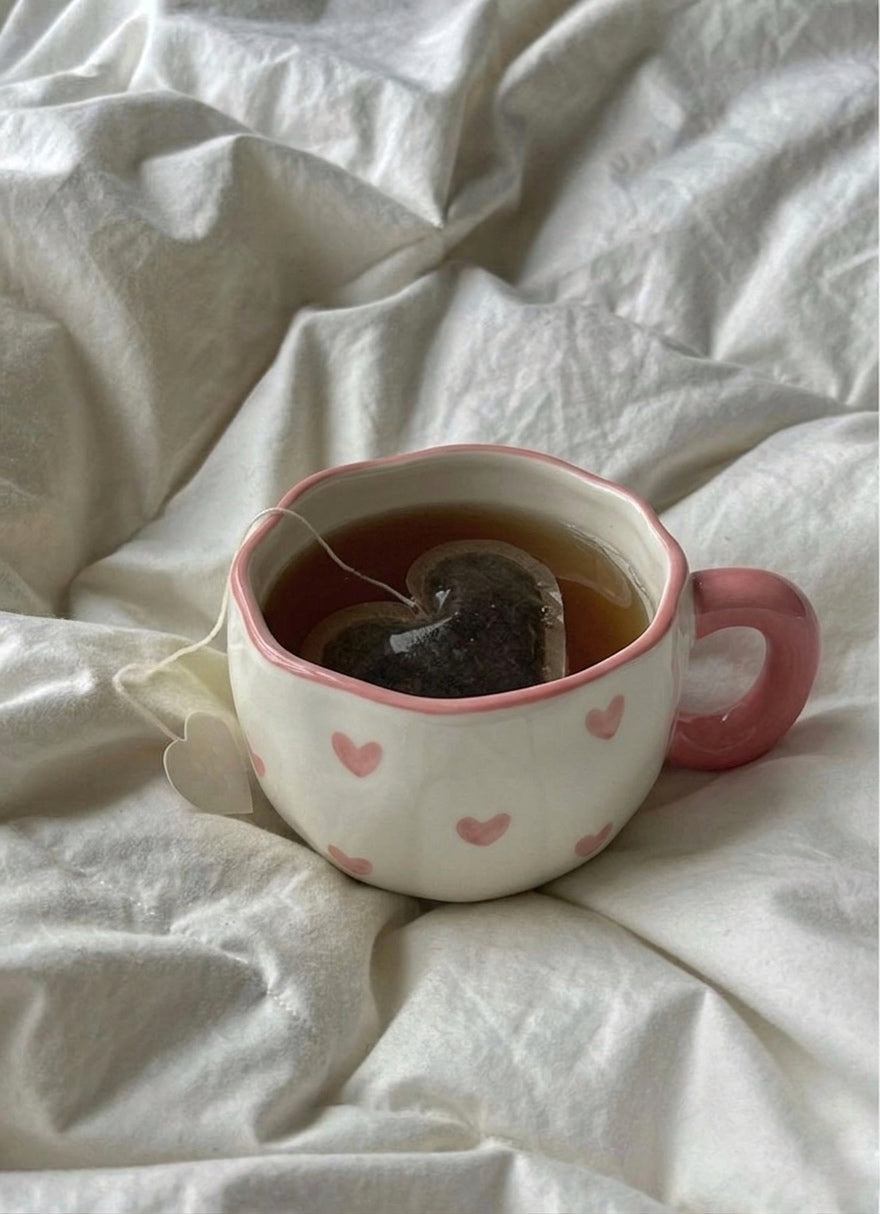 Mini Hearts Mug Set💌 (coaster included)