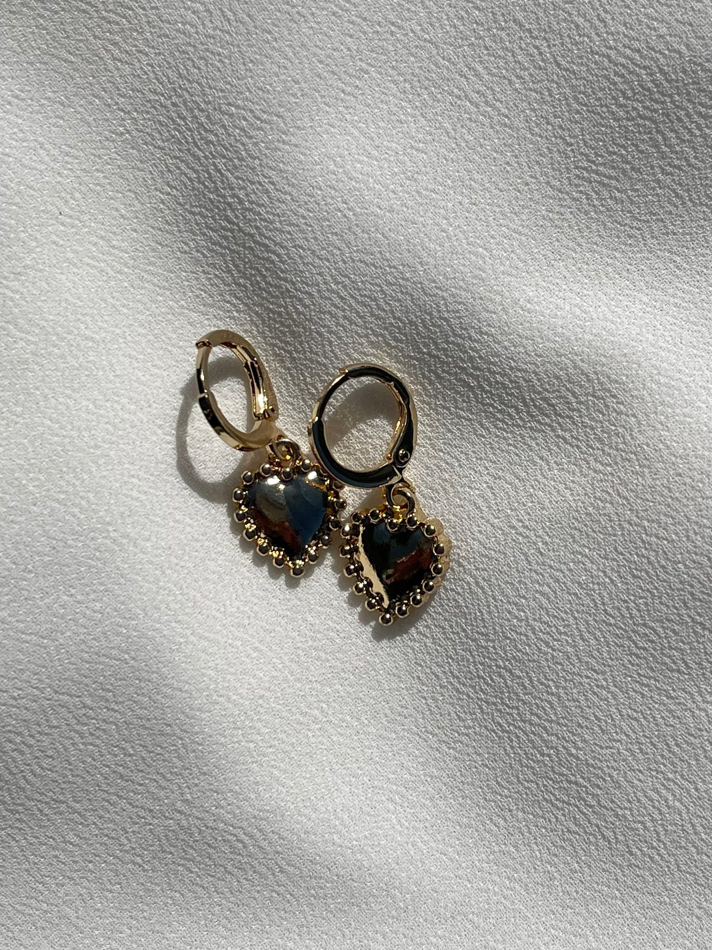 Mini Heart Dangle Earrings