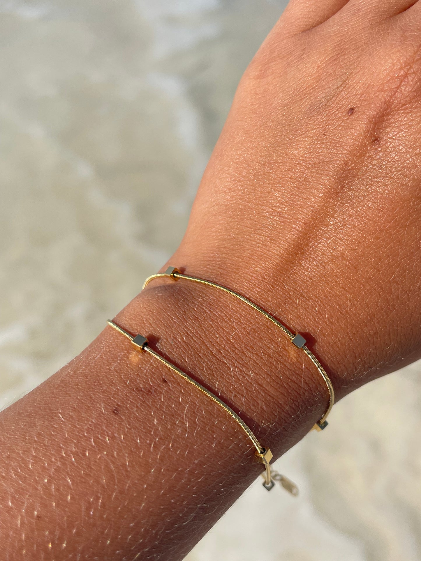 Minimal Bracelet Stack (Stainless Steel)