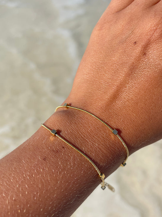 Minimal Bracelet Stack (Stainless Steel)