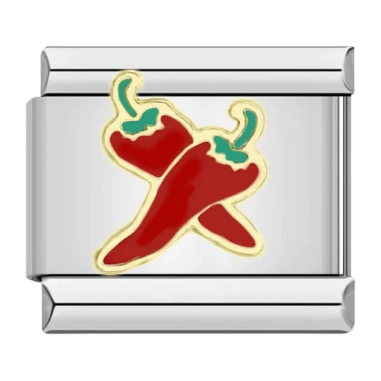 Chili-Silver Italian Charm