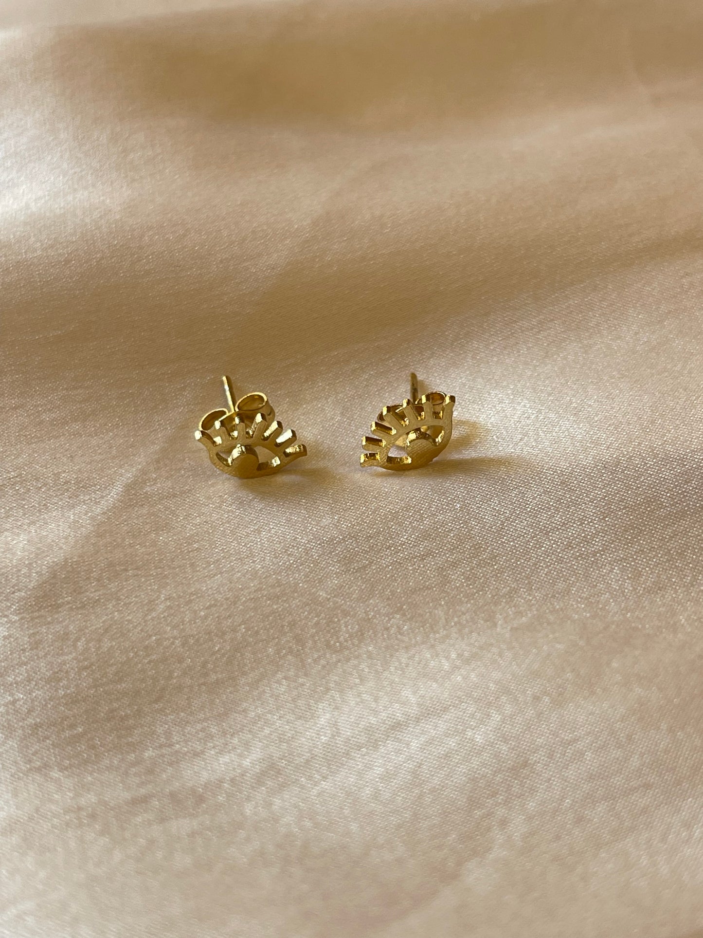 Mini Evil Eye Stud Earrings (Stainless Steel)