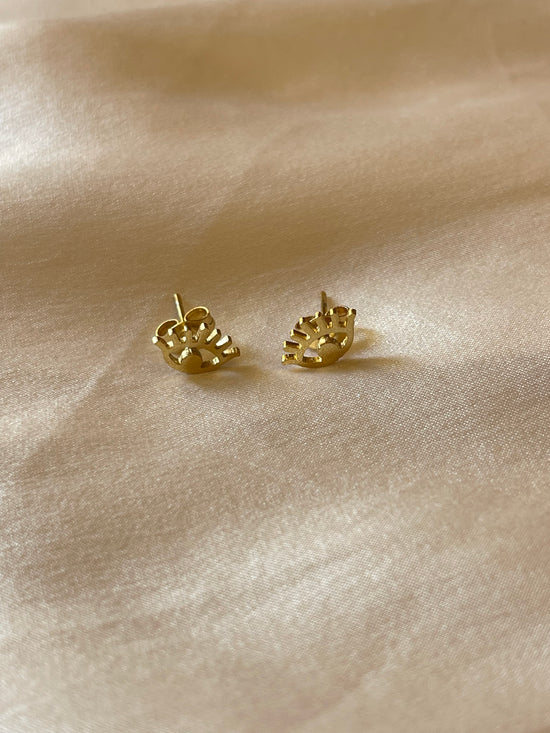 Mini Evil Eye Stud Earrings (Stainless Steel)