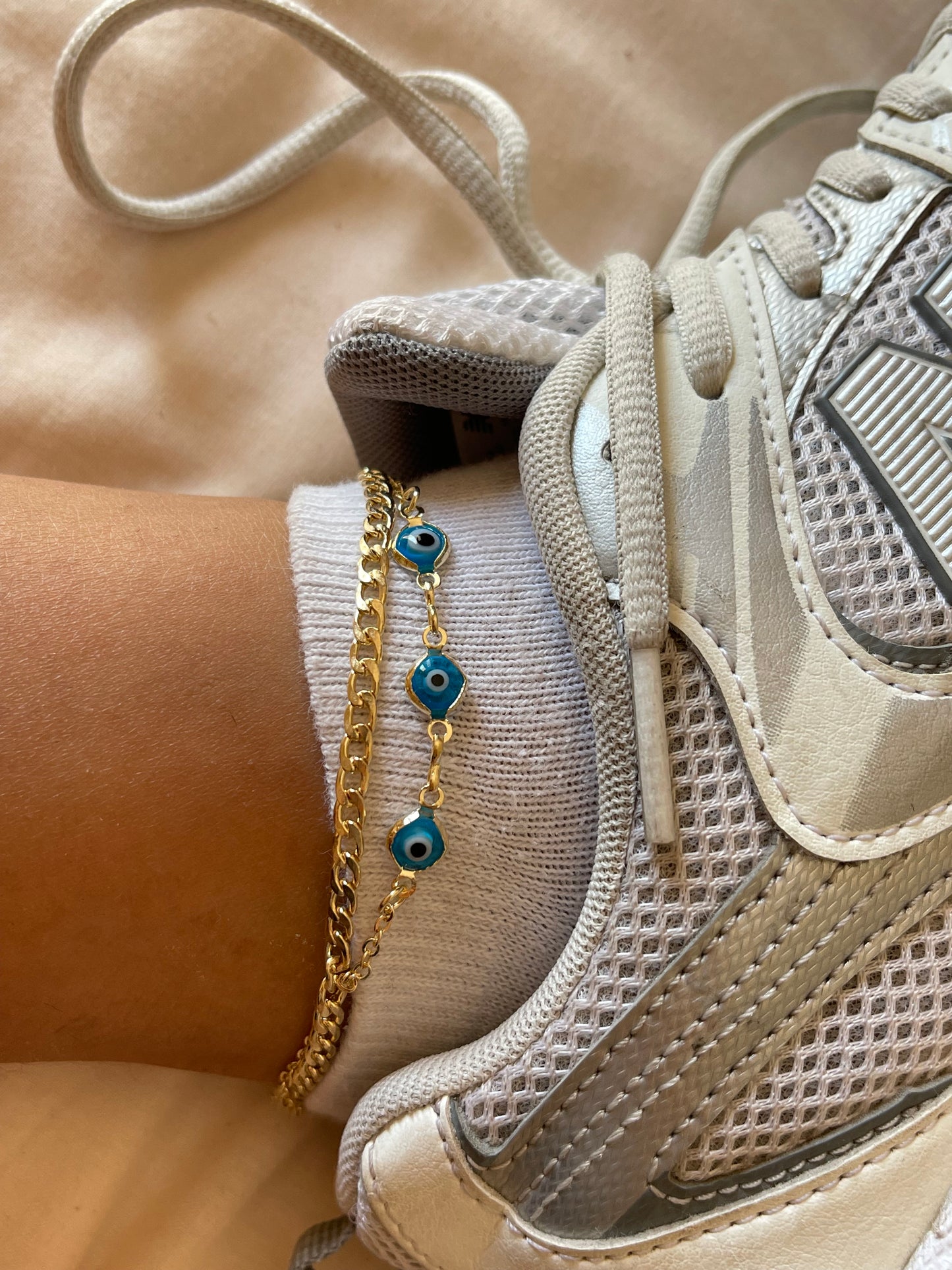 Evil Eye Anklet Stack 2.0