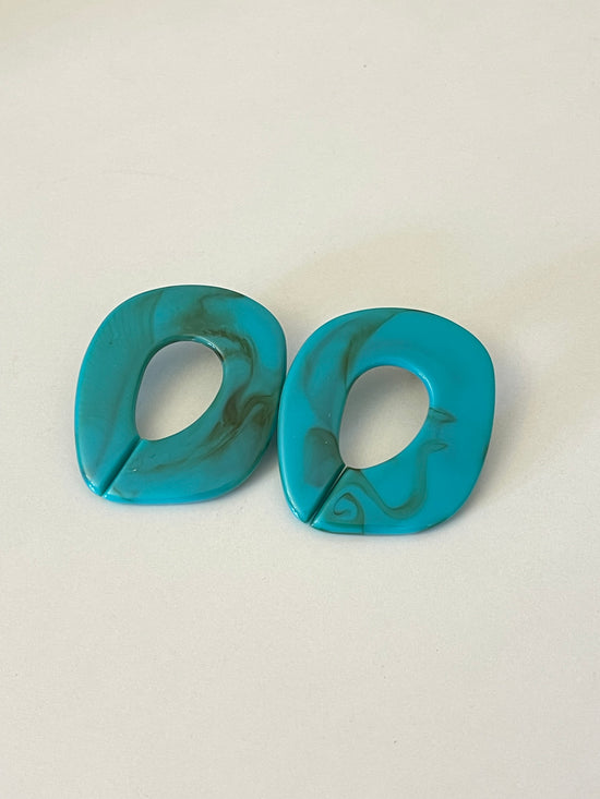 Colorful Statement Hoop Earrings