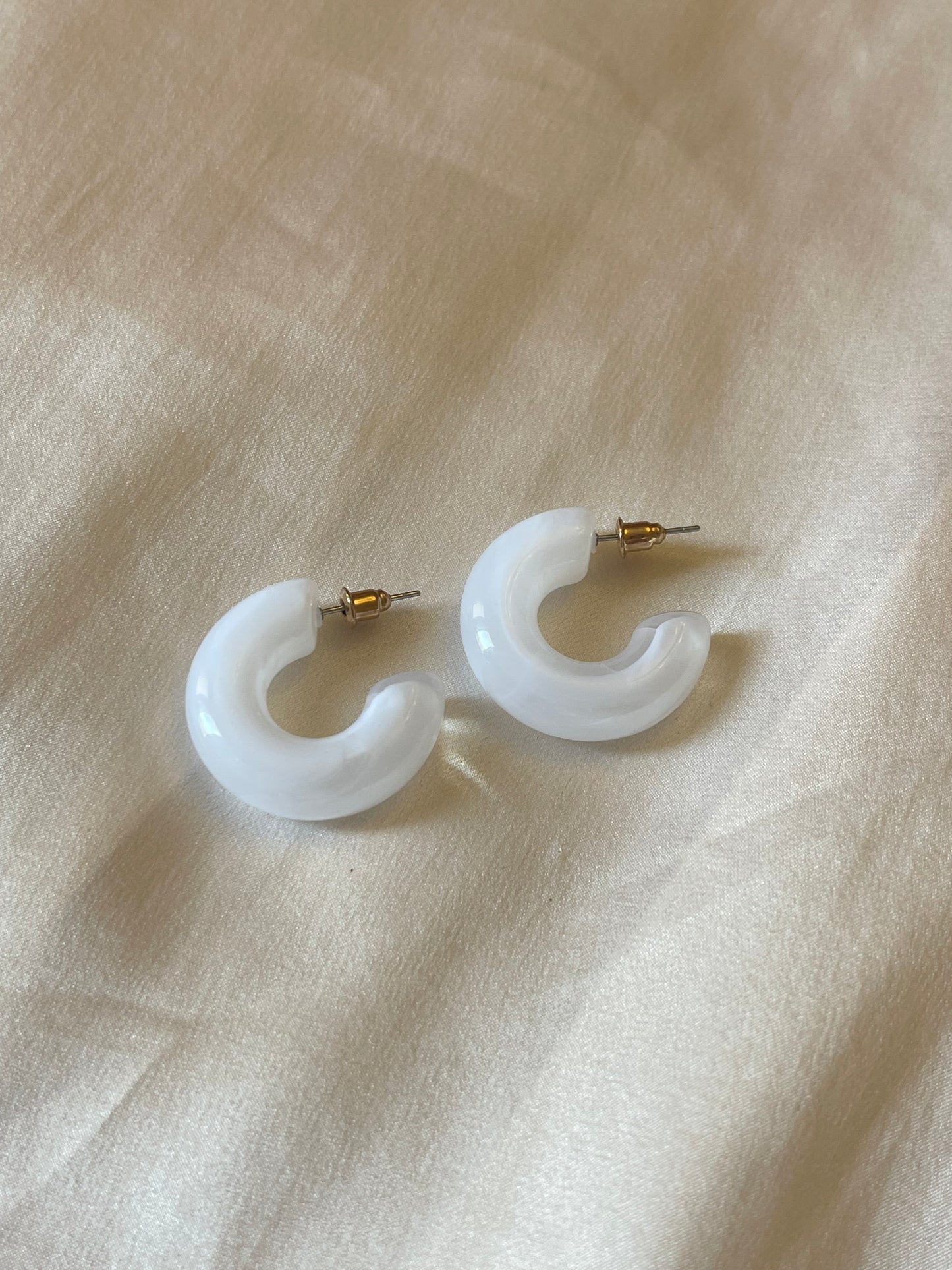 Coconut Hoop Earrings