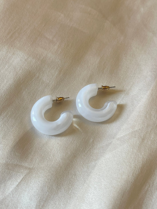Coconut Hoop Earrings