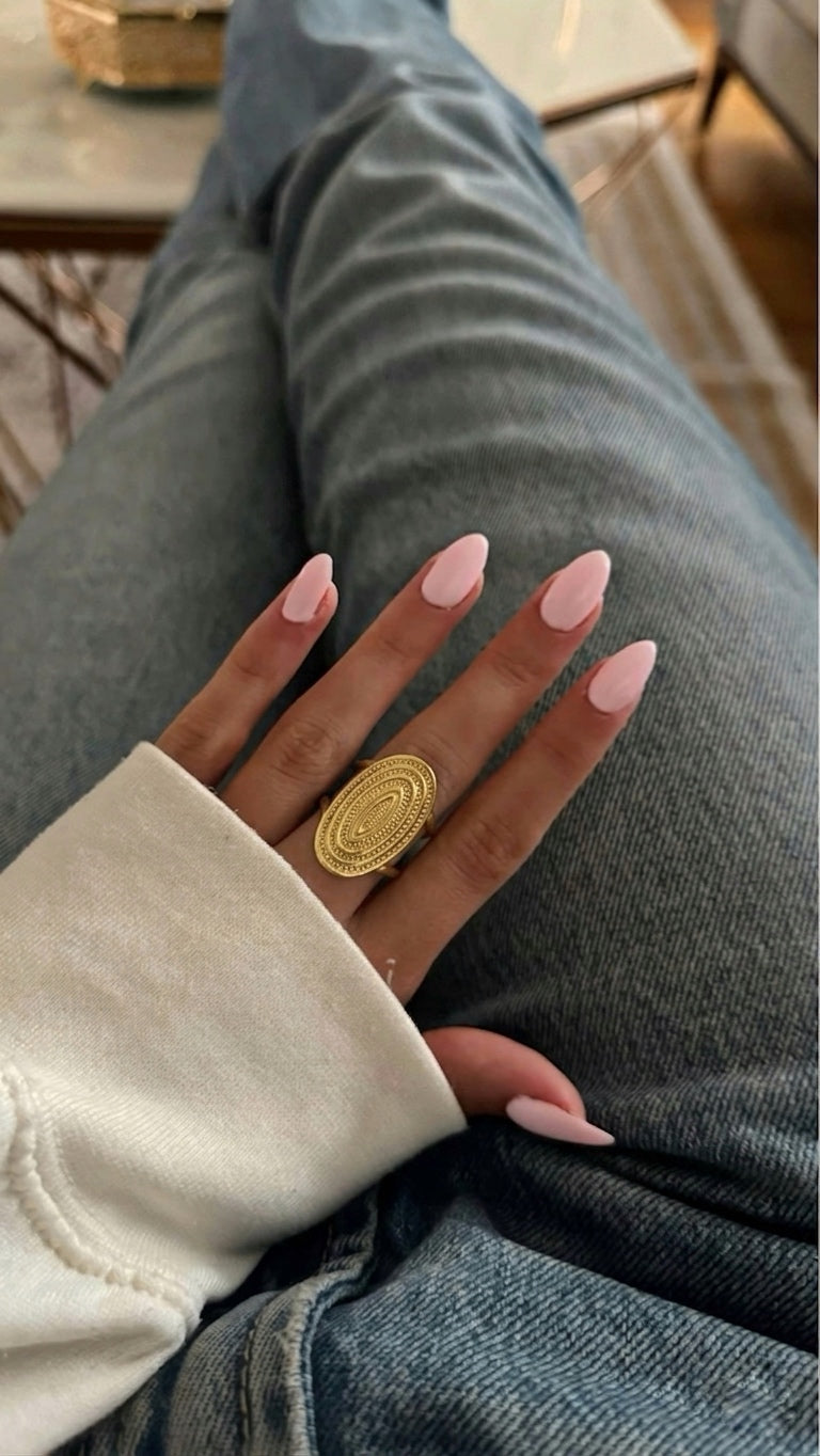 Chunky Oval Ring (Stainless Steel)