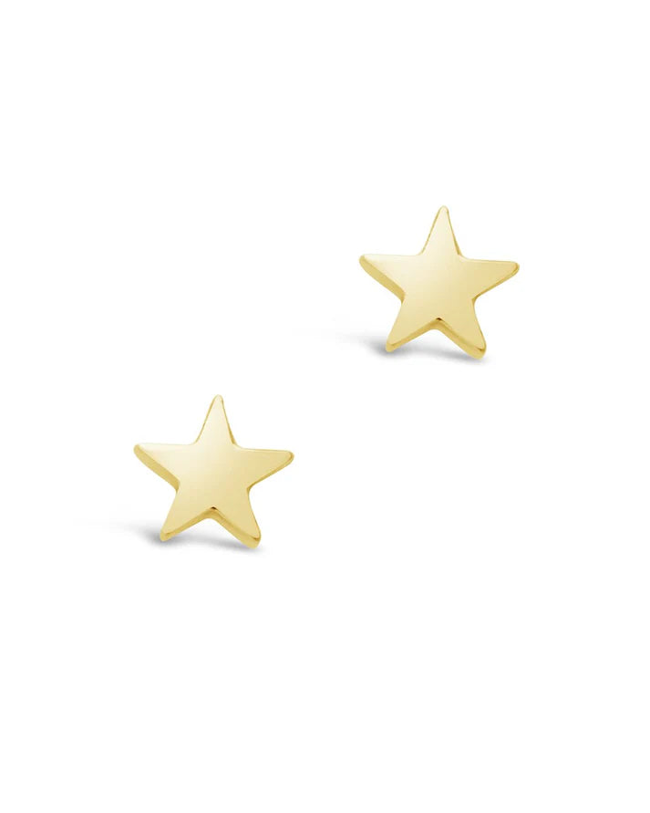 Star Stud Earrings (Stainless Steel)