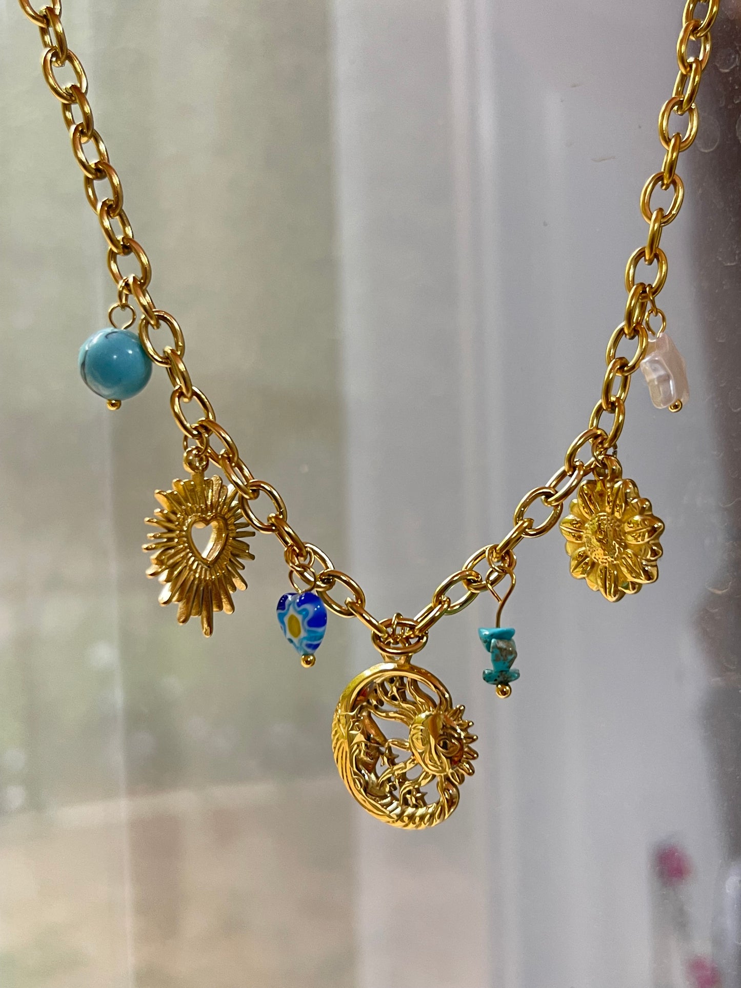 Summer Sunlight Necklace- Stainless Steel