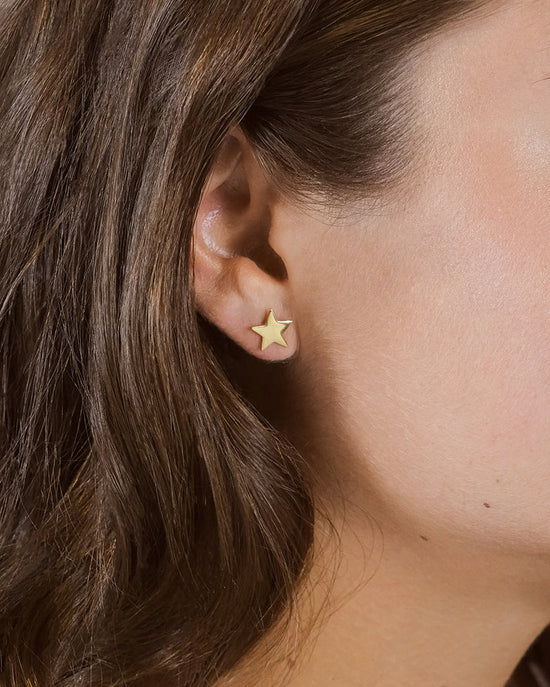 Star Stud Earrings (Stainless Steel)