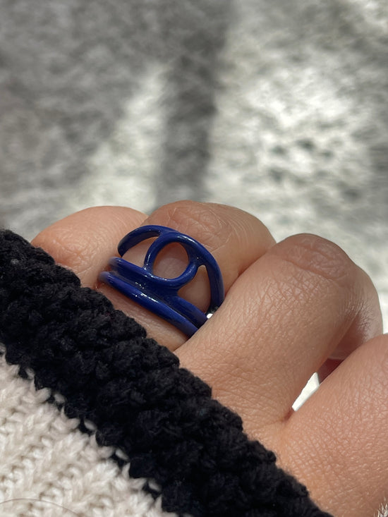 Twisted Resin Ring