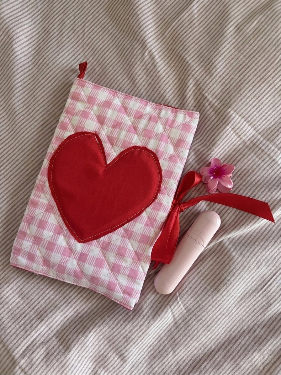 Embroidered Heart Journal Cover!💌