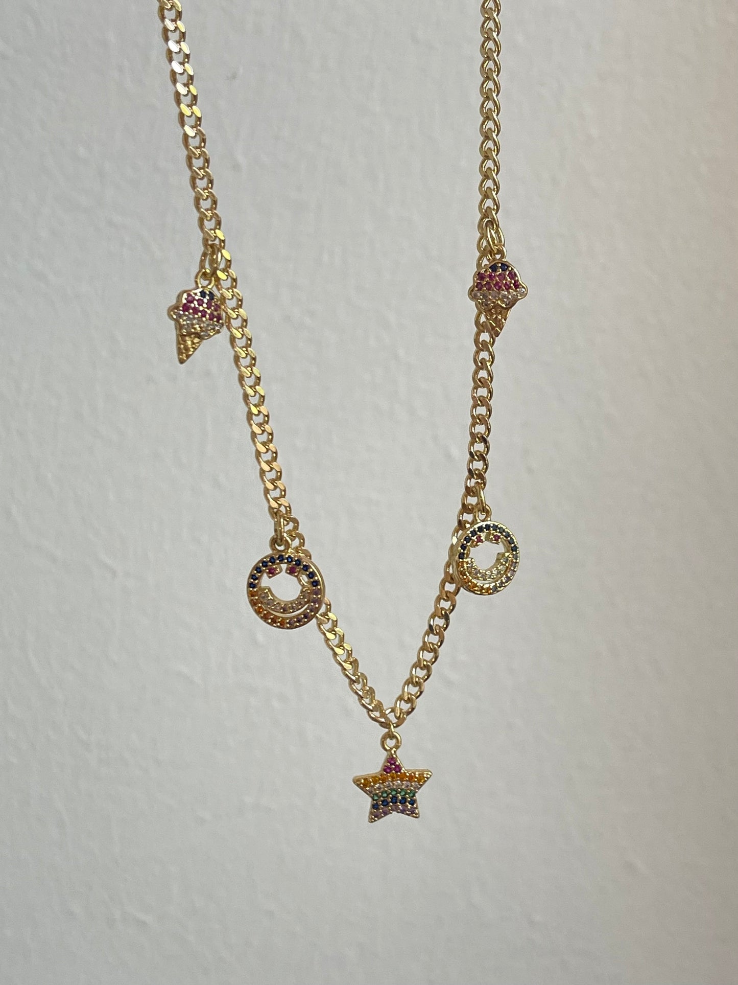 Dainty Charm Necklace 4.0 (Gold Plated)