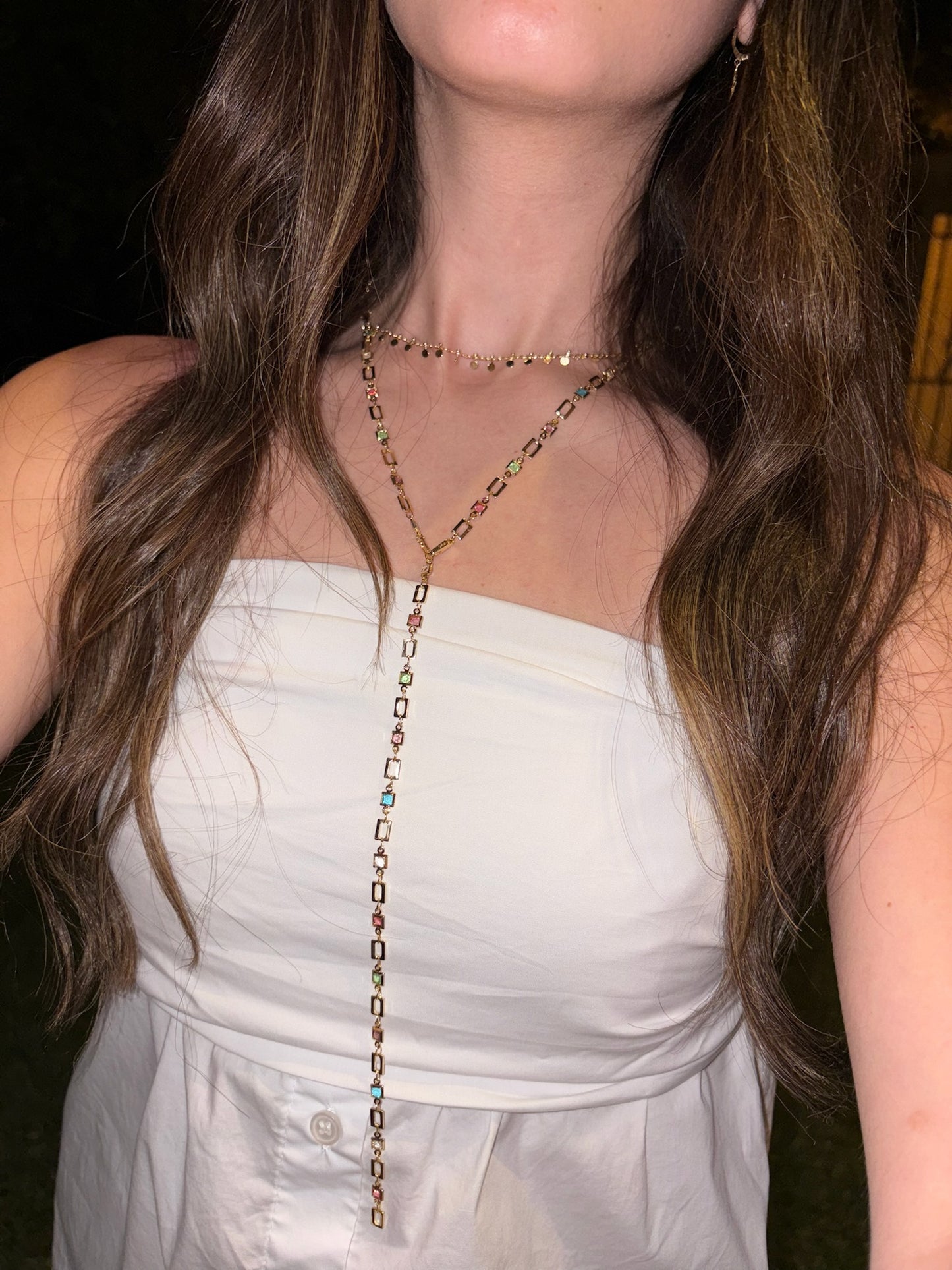 Rainbow Drop Necklace 2.0 (Gold-plated)