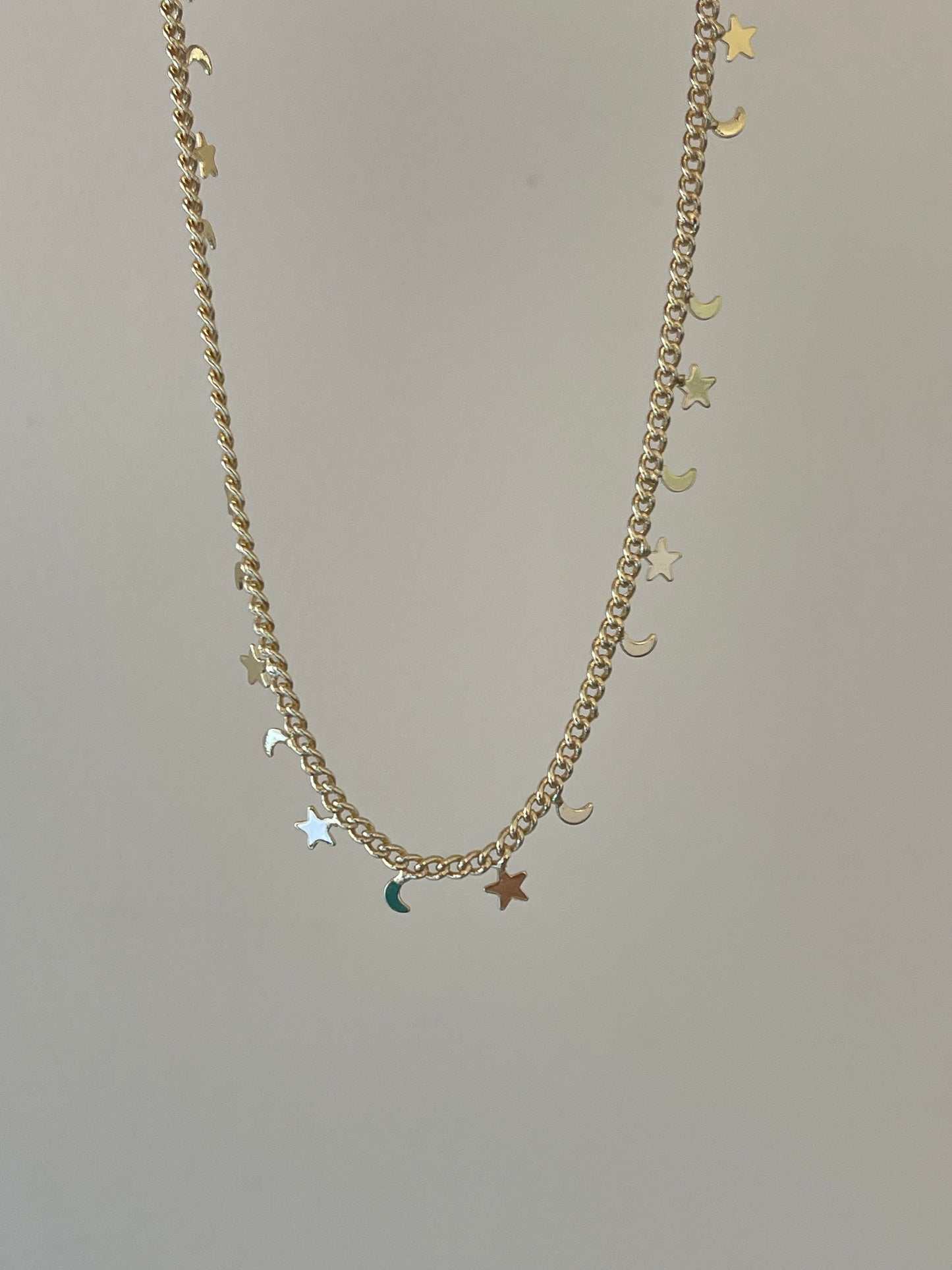 Celestial Star - Moon Choker (Gold Plated)
