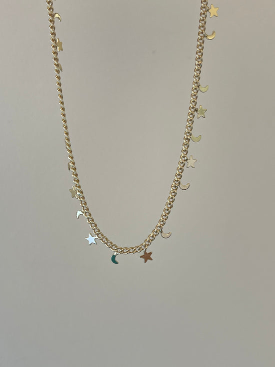 Celestial Star - Moon Choker (Gold Plated)