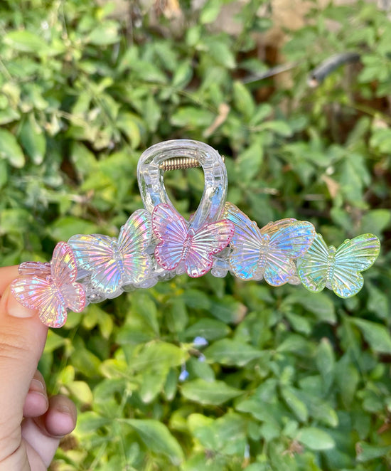 Pastel Butterfly Claw Clip