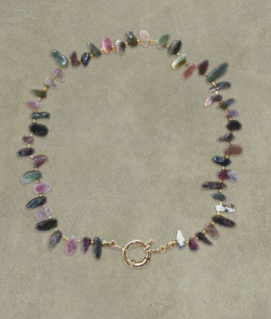 Autumn Necklace- Natural Stones