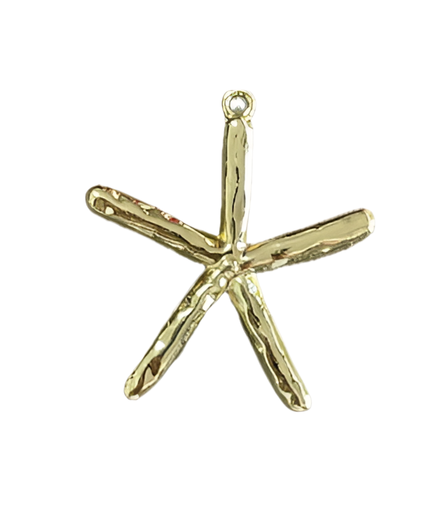 Statement Starfish Charm- Gold Plated