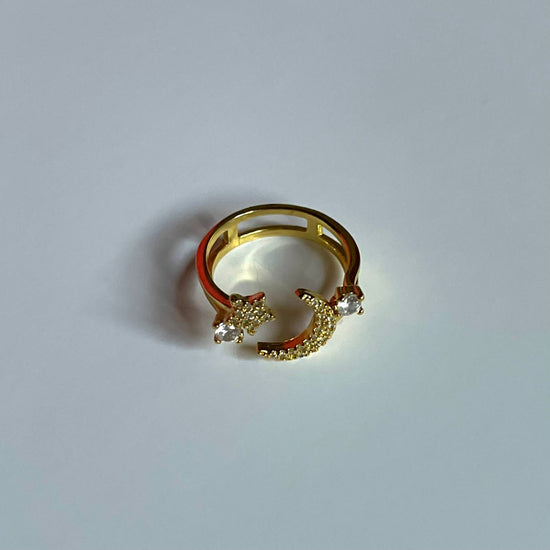 Celestial Gold Plated Ring