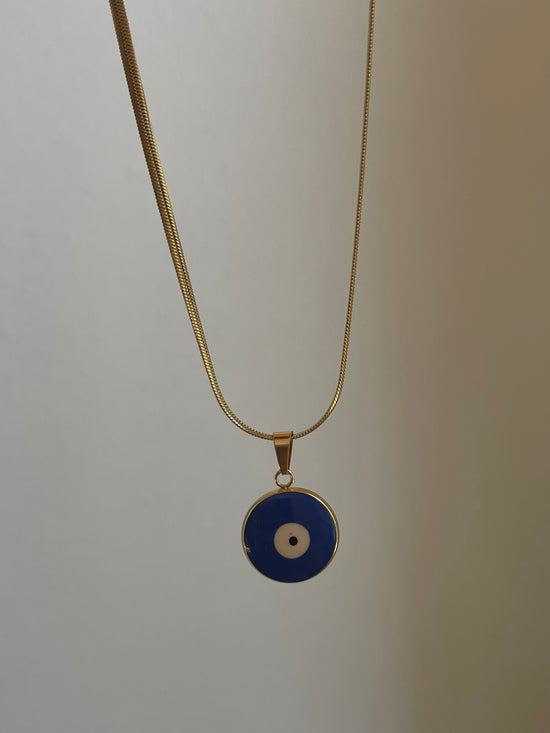 Minimal Evil Eye Stainless Necklace