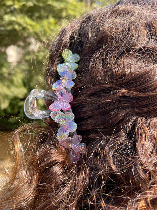 Pastel Butterfly Claw Clip