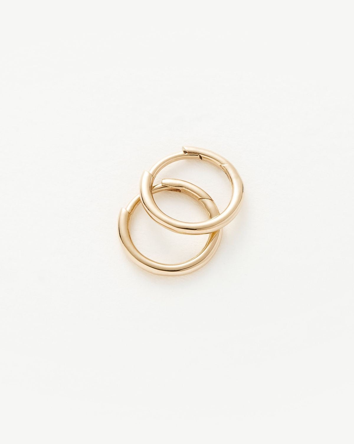 Midi Hoop Earrings (Gold Plated)