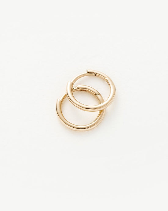 Midi Hoop Earrings (Gold Plated)