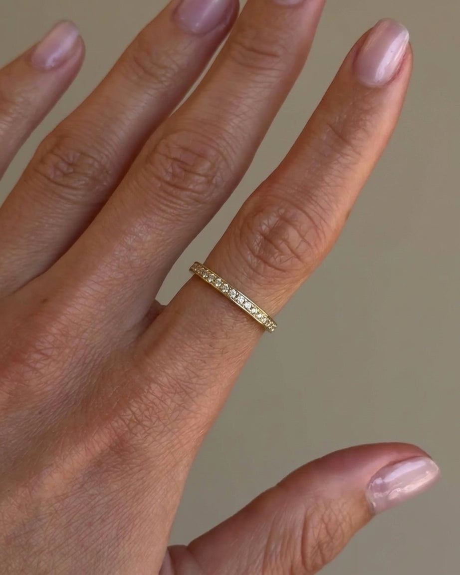 Everyday Crystal Ring (Gold Plated)