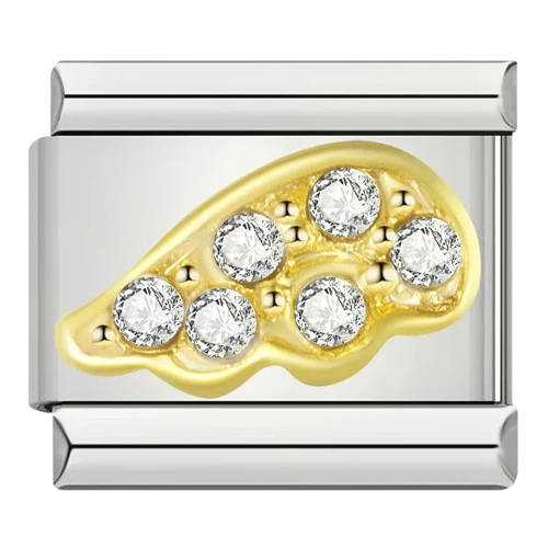 Angel Wing - Silver Italian Charm