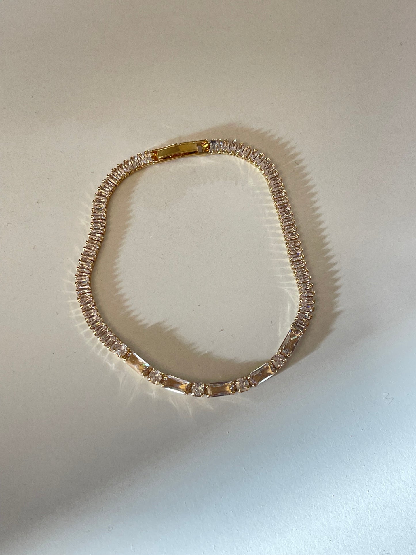 Crystal Tennis Bracelet 2.0 (Gold Plated)