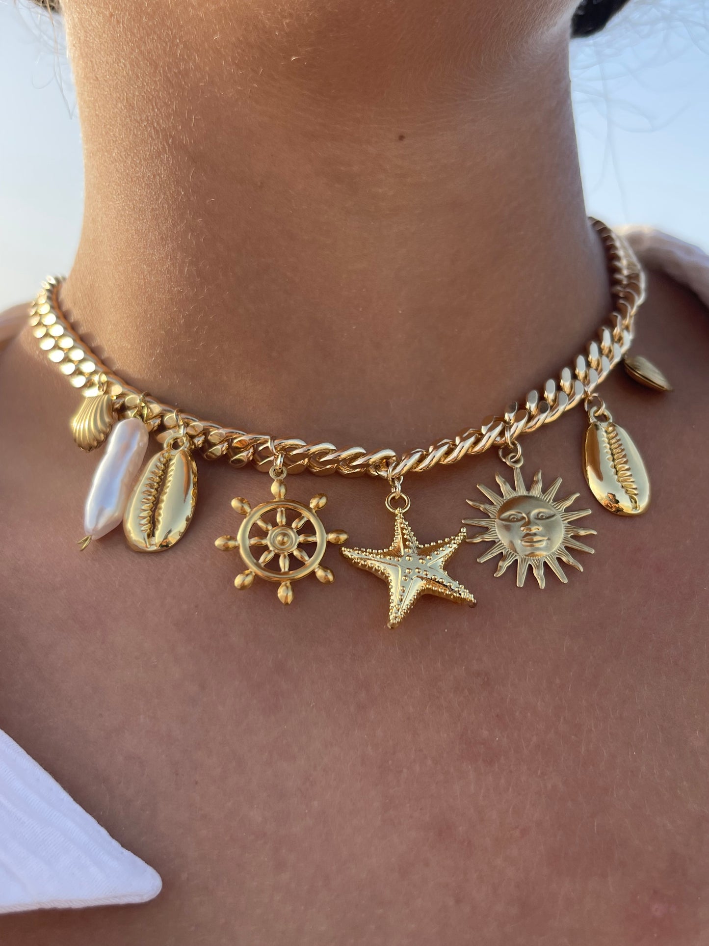 Iconic Summertime Statement Necklace✨🐚 Gold Plated