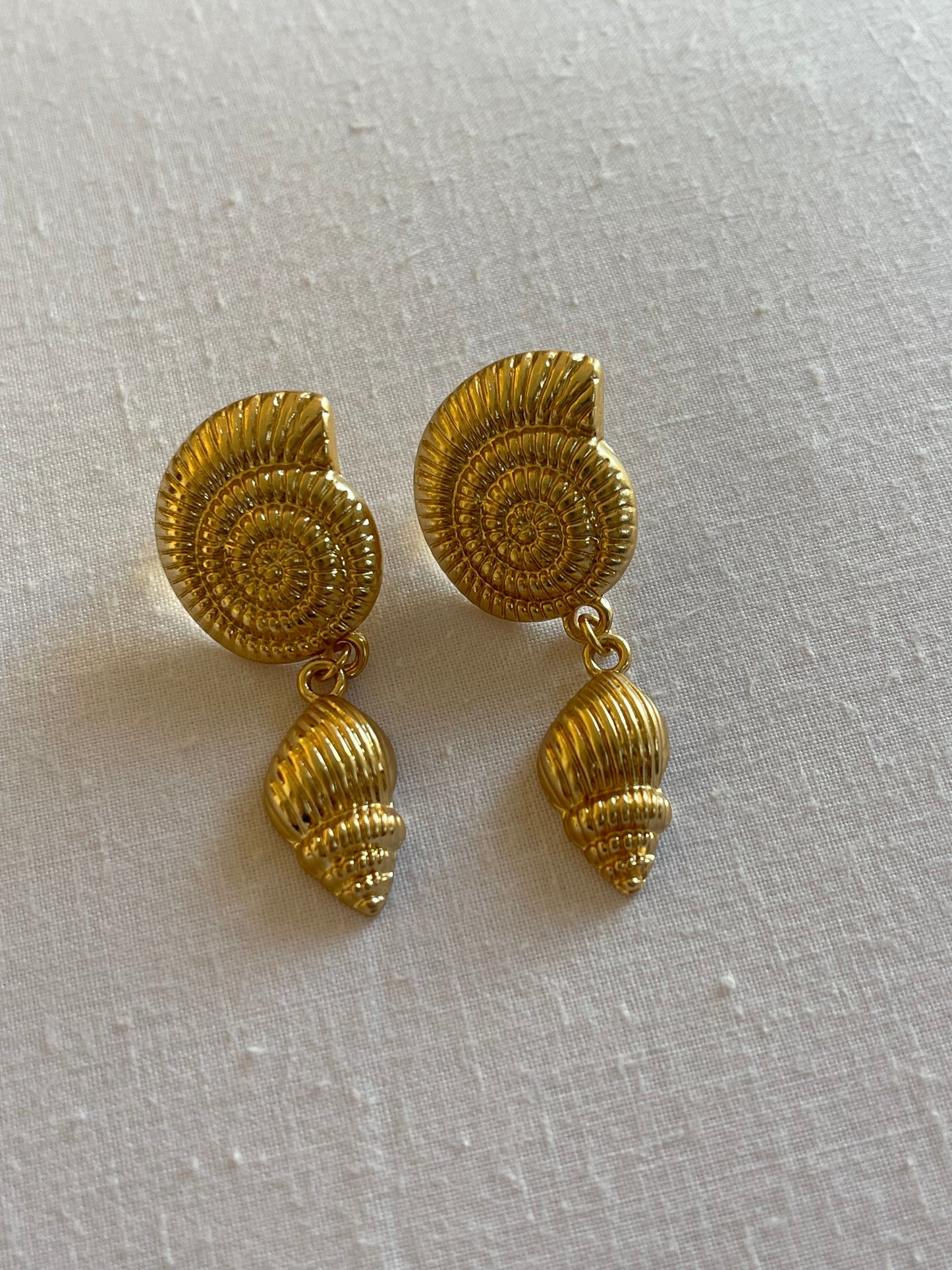 Twirly Shell Earrings
