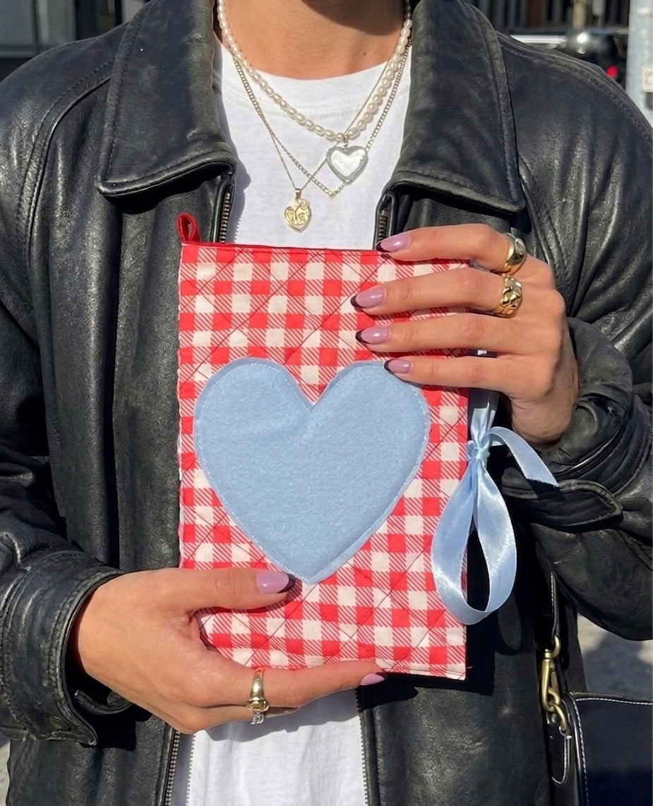 Embroidered Heart Journal Cover!💌
