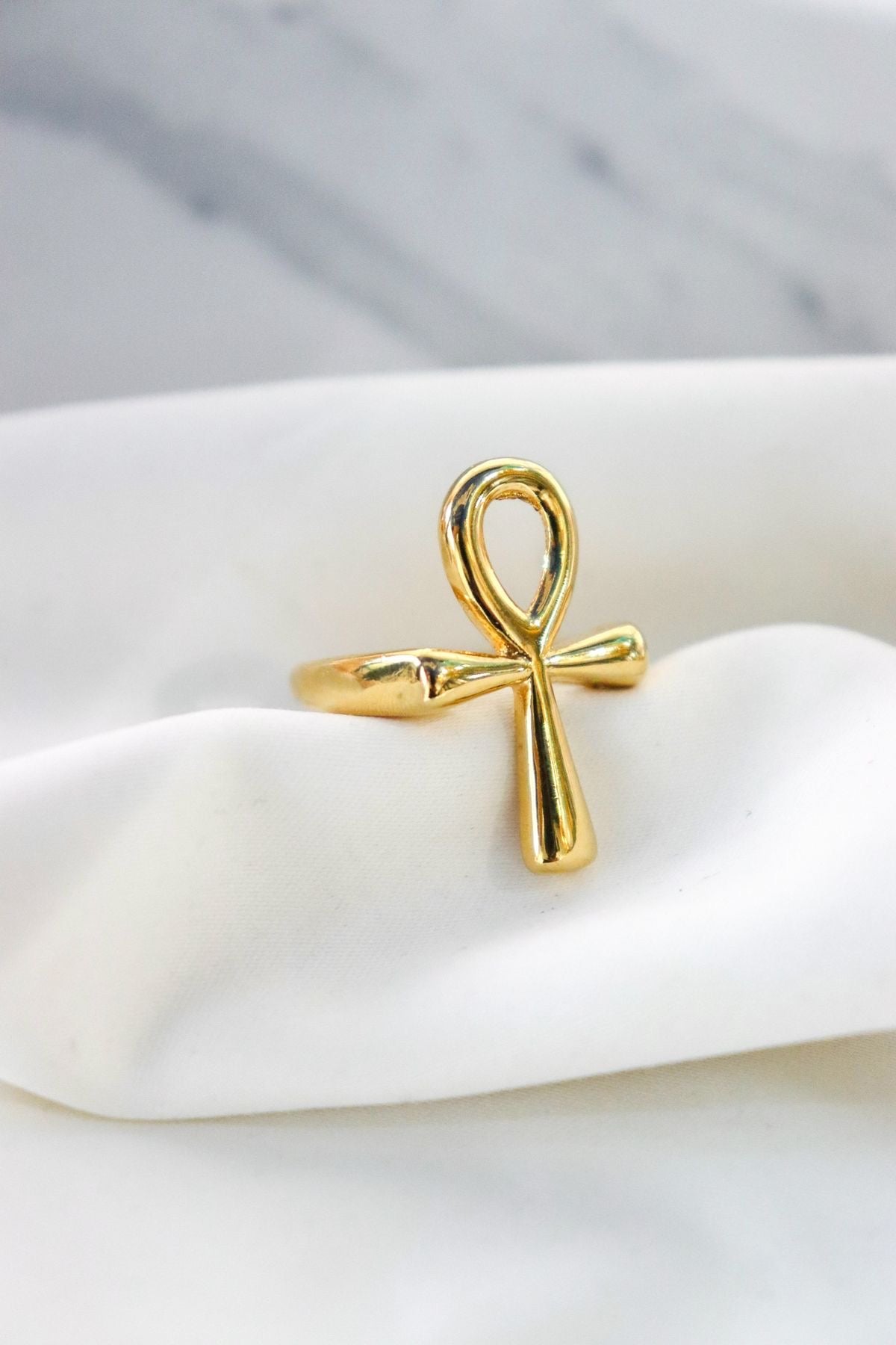 Key of Life Ring- GoldPlated