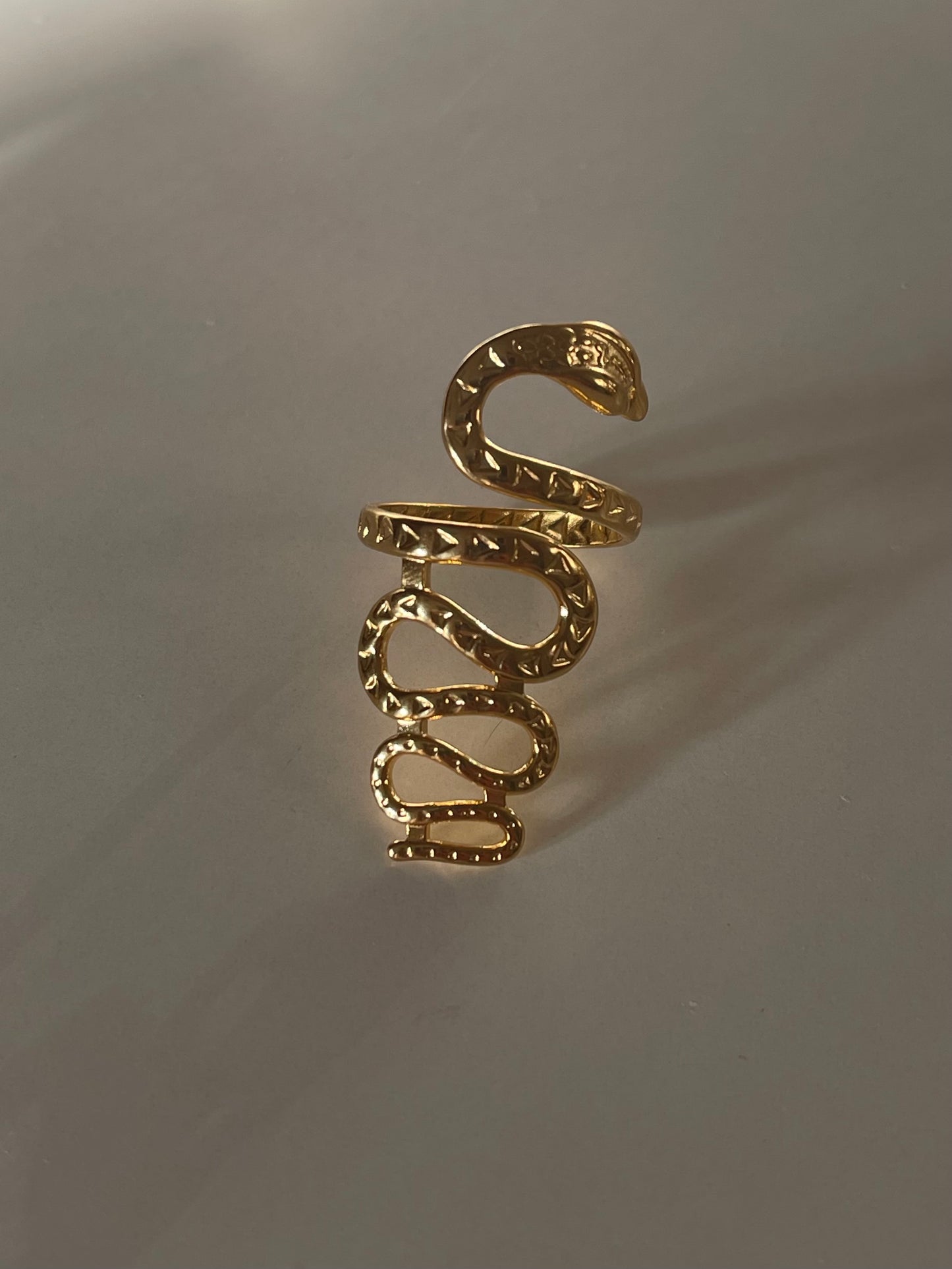 Statement Snake Ring (Stainless Steel)