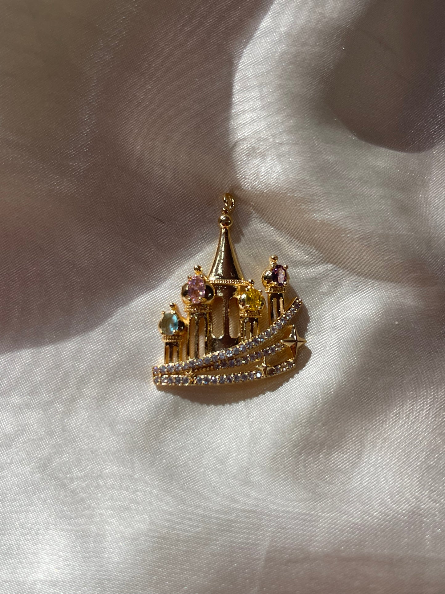 Disney Land Castle- Gold Plated Charm