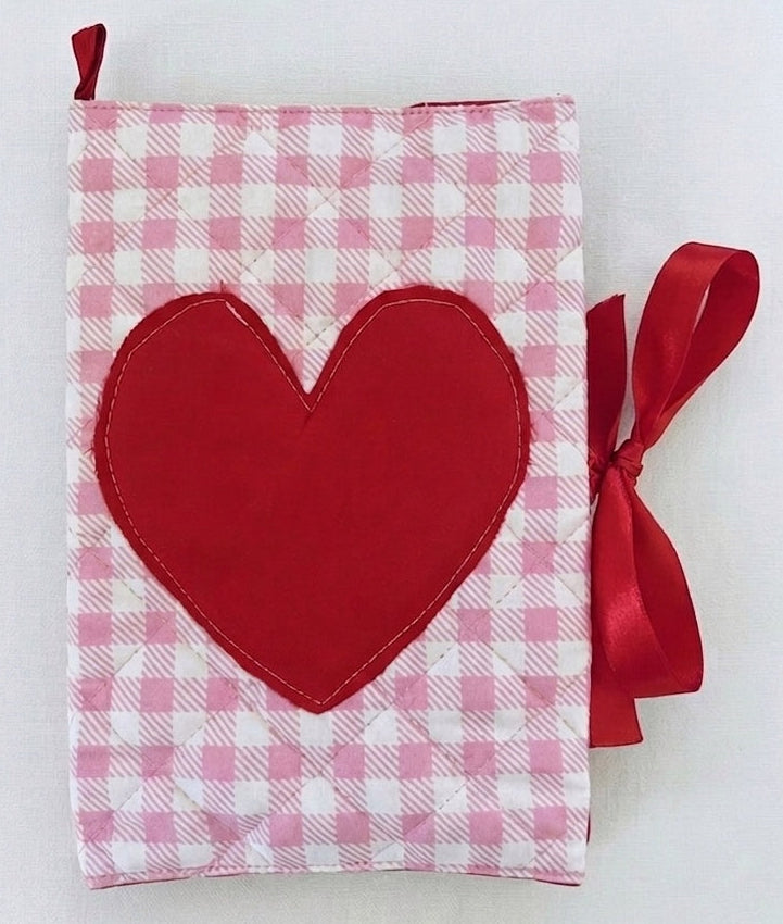Embroidered Heart Journal Cover!💌