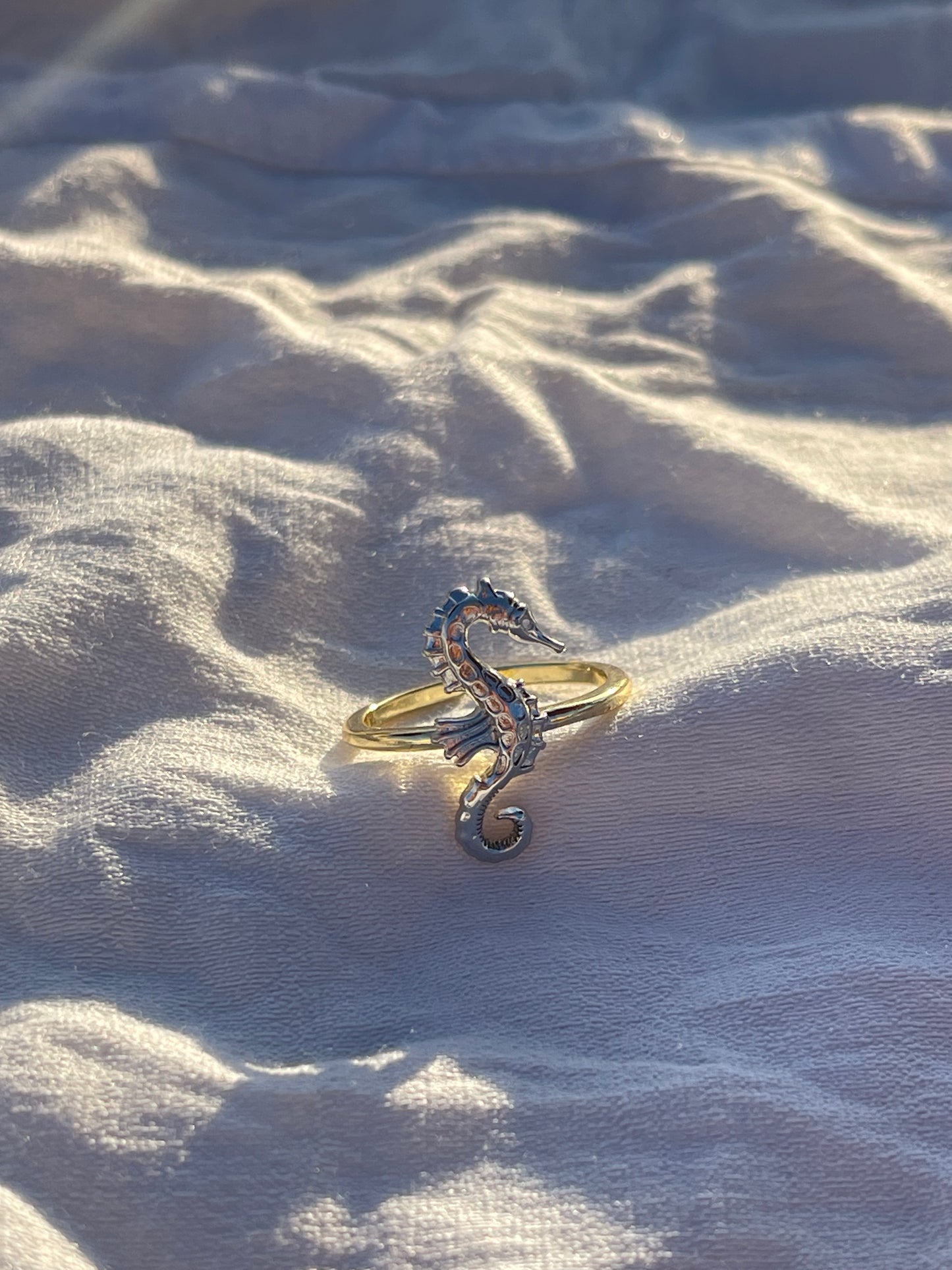 Iconic Seahorse Ring (Gold Plated)