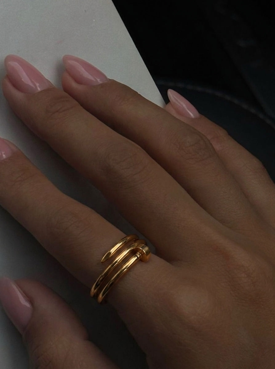 Triple Pin Ring (Stainless Steel)