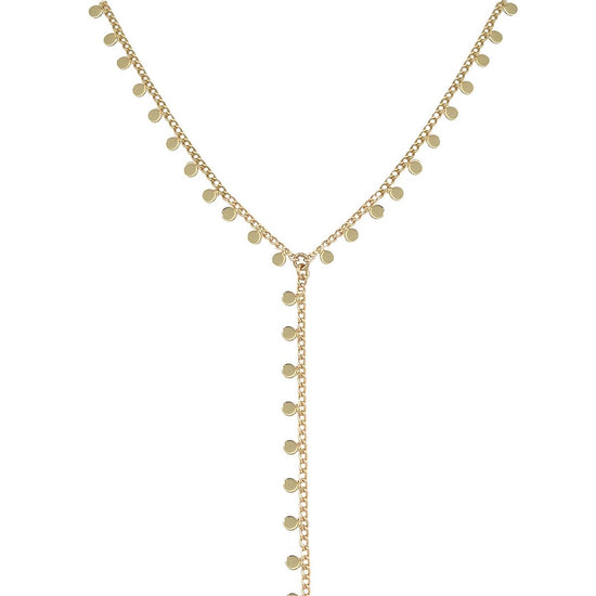 Dotted Drop Necklace (GoldPlated)