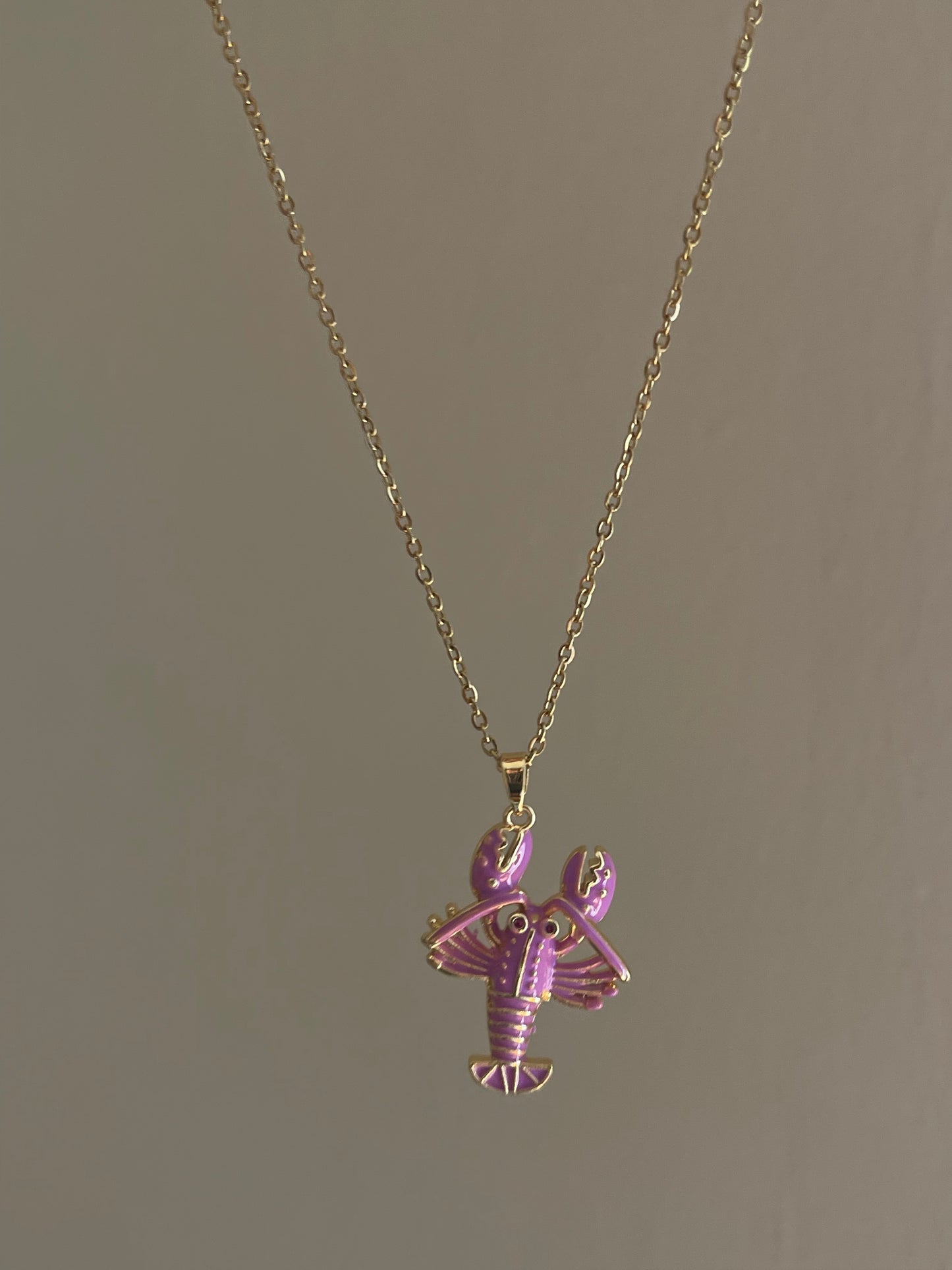 Dainty Lobster Necklace (Stainless Steel)