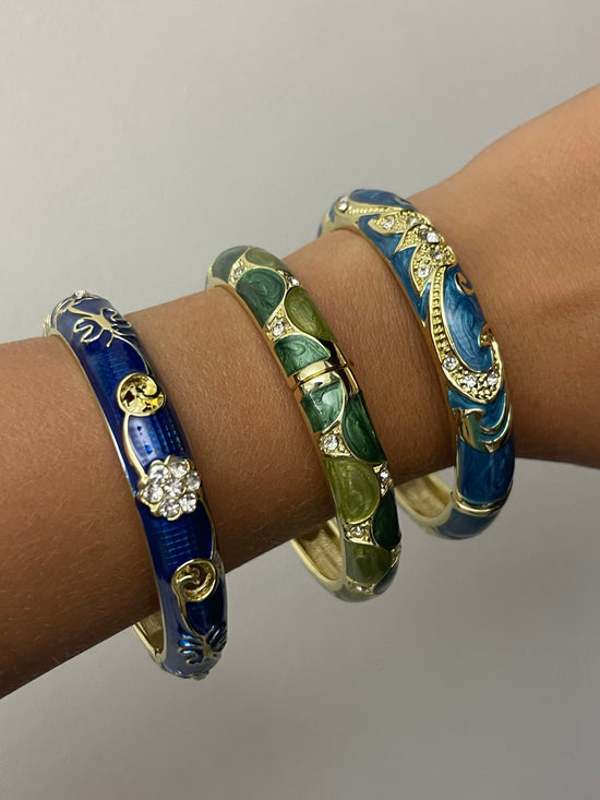 Statement Colorful Bangles (Gold Plated + Limited Edition)