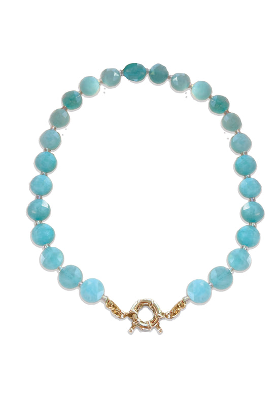 Deep Blue Necklace-Natural Stones