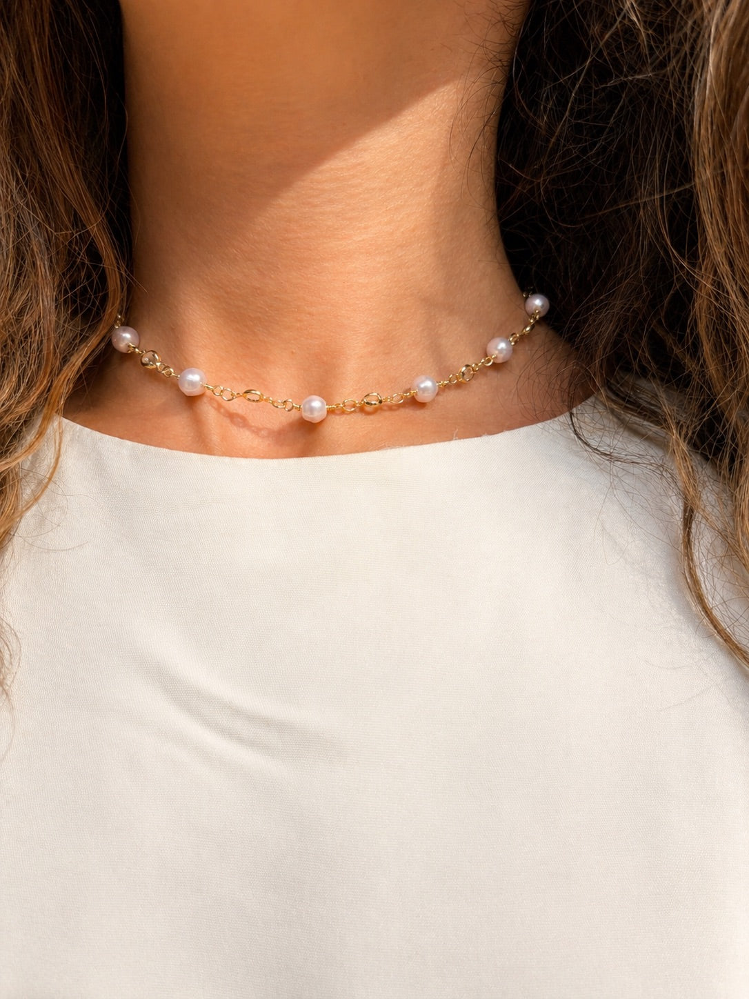 endless pearl drop necklace 2.0 (gold plated)