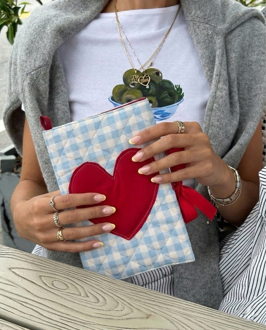 Embroidered Heart Journal Cover!💌