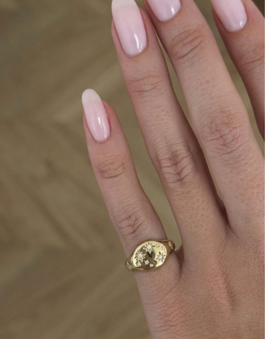 Mini Stars Pinky Ring 2.0 (Gold Plated)